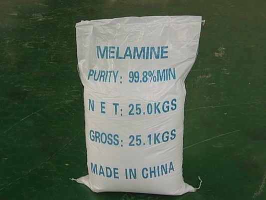 Хорошая цена Порошок меламина сути 3.1g/L 99,5% протеина, смола меламина PH7.8 C3H6N6 онлайн